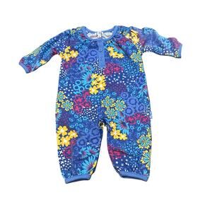 LeTop Allure Collection Jumpsuit One Piece Floral Print Size 3 months new NWT